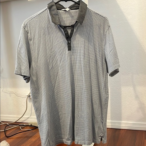Calvin Klein Other - Men's Calvin Klein Blue and Gray Polo Shirt